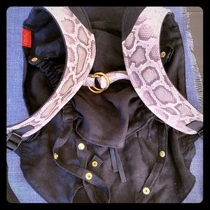 Sakura Bloom Arc snake black onbuhimo baby carrier